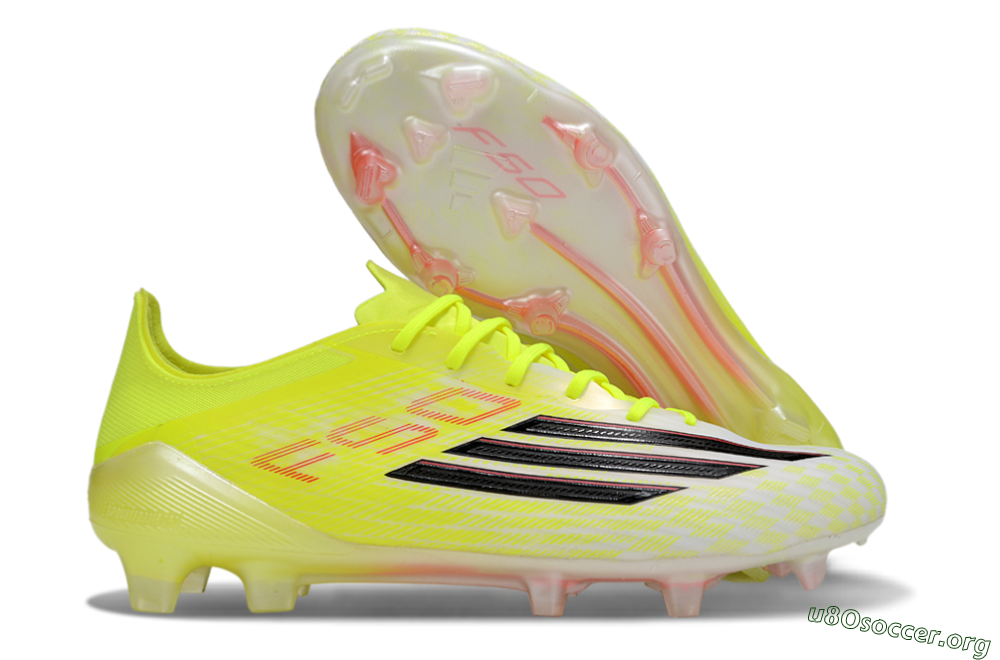 Adidas F50 Elite FG Football Boots - Yellow/Black/Red 2