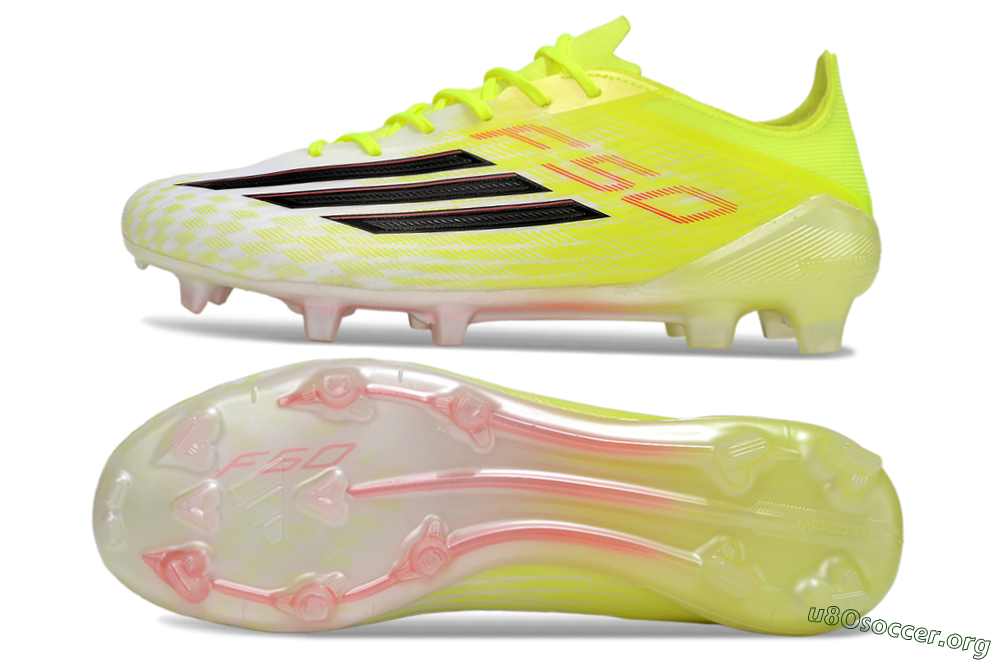 Adidas F50 Elite FG Football Boots - Yellow/Black/Red 1