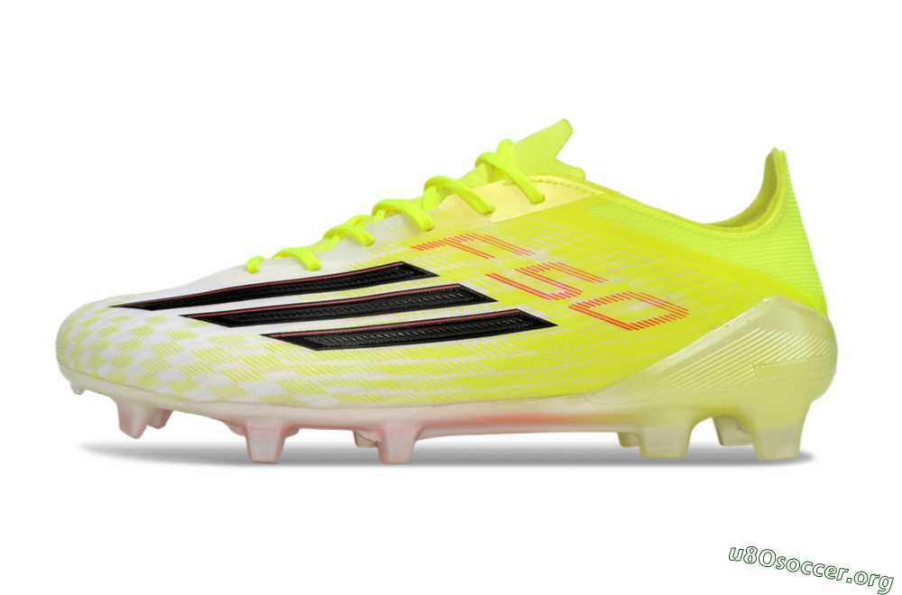 Adidas F50 Elite FG Football Boots - Yellow/Black/Red 3