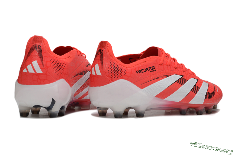 Adidas Predator 25 Elite AG Football Boots - Red/White/Black 6