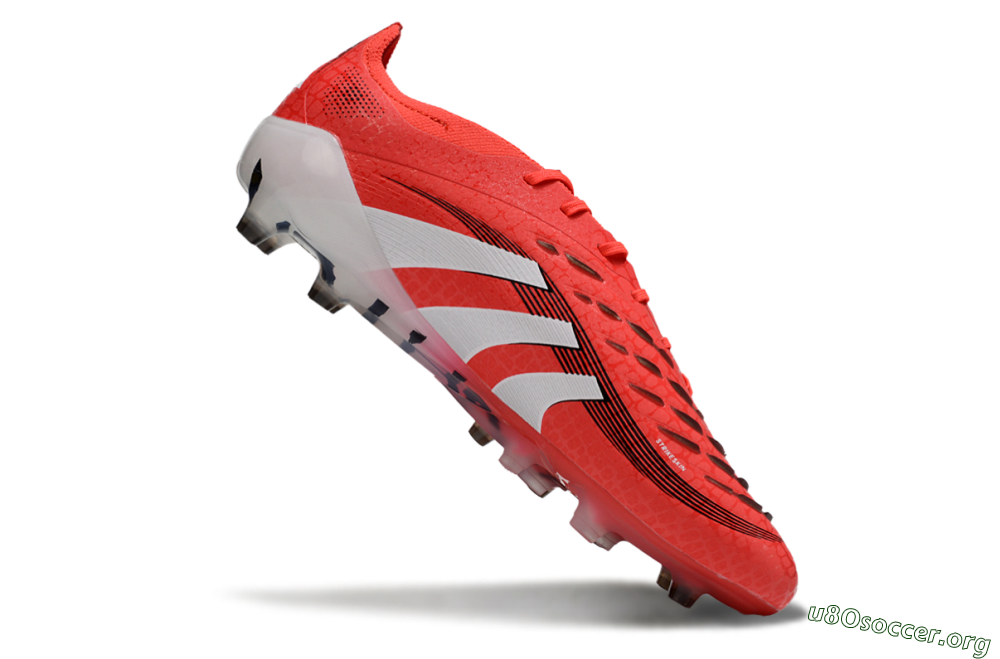 Adidas Predator 25 Elite AG Football Boots - Red/White/Black 4