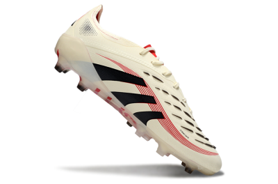 Adidas Predator 25 Elite AG Football Boots - White/Black/Red