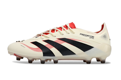 Adidas Predator 25 Elite AG Football Boots - White/Black/Red