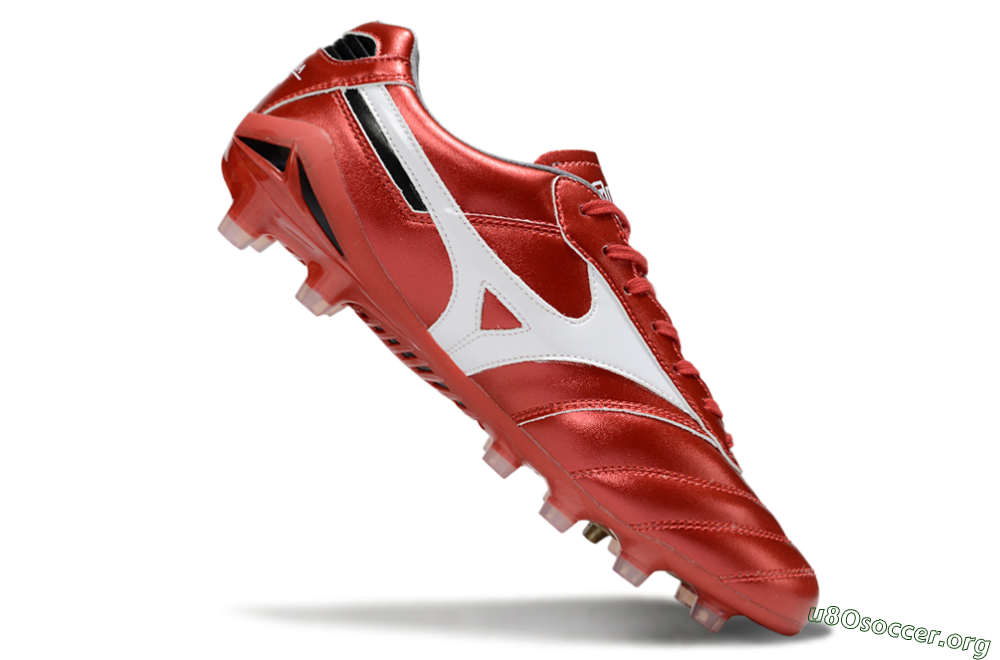 Mizuno Morelia 2 FG Football Boots - Red/White 4
