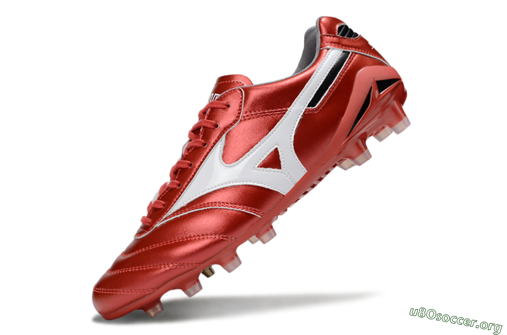 Mizuno Morelia 2 FG Football Boots - Red/White 5