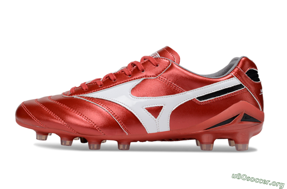 Mizuno Morelia 2 FG Football Boots - Red/White 3