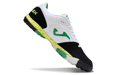 Joma Top Flex TF Football Shoes - White/Green/Yellow