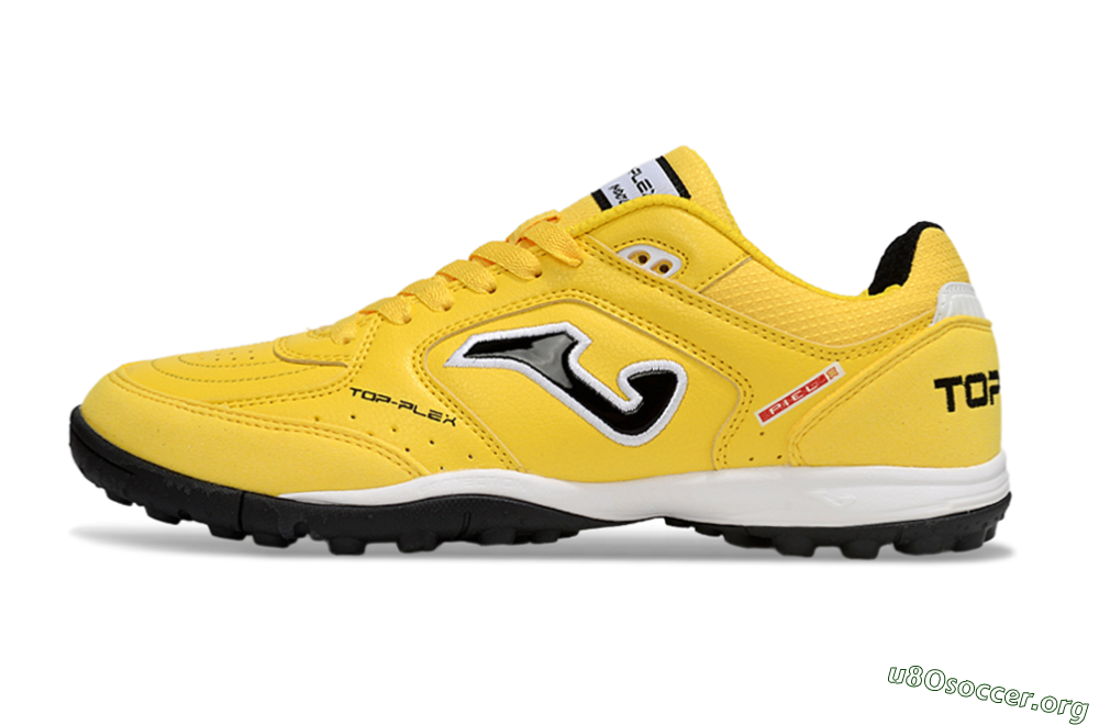 Joma Top Flex TF Football Shoes - Yellow/Black/White 3