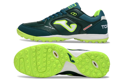 Joma Top Flex TF Football Shoes - Green/Yellow/White