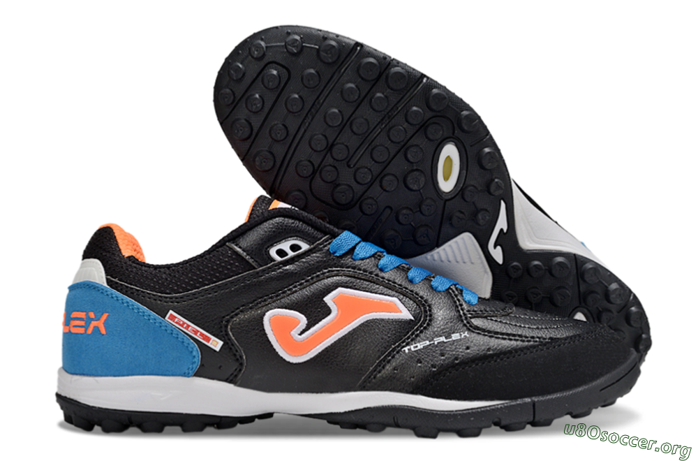 Joma Top Flex TF Football Shoes - Black/Red/Blue 2