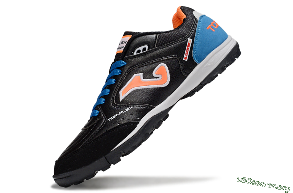 Joma Top Flex TF Football Shoes - Black/Red/Blue 5