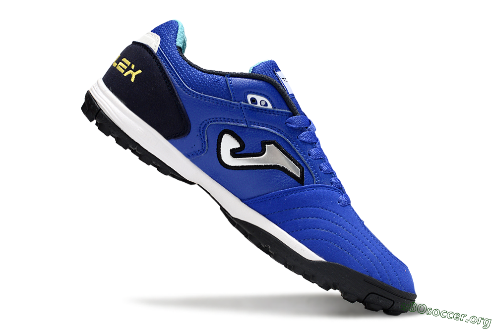 Joma Top Flex TF Football Shoes - Blue/Black/Silver 4