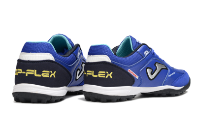 Joma Top Flex TF Football Shoes - Blue/Black/Silver