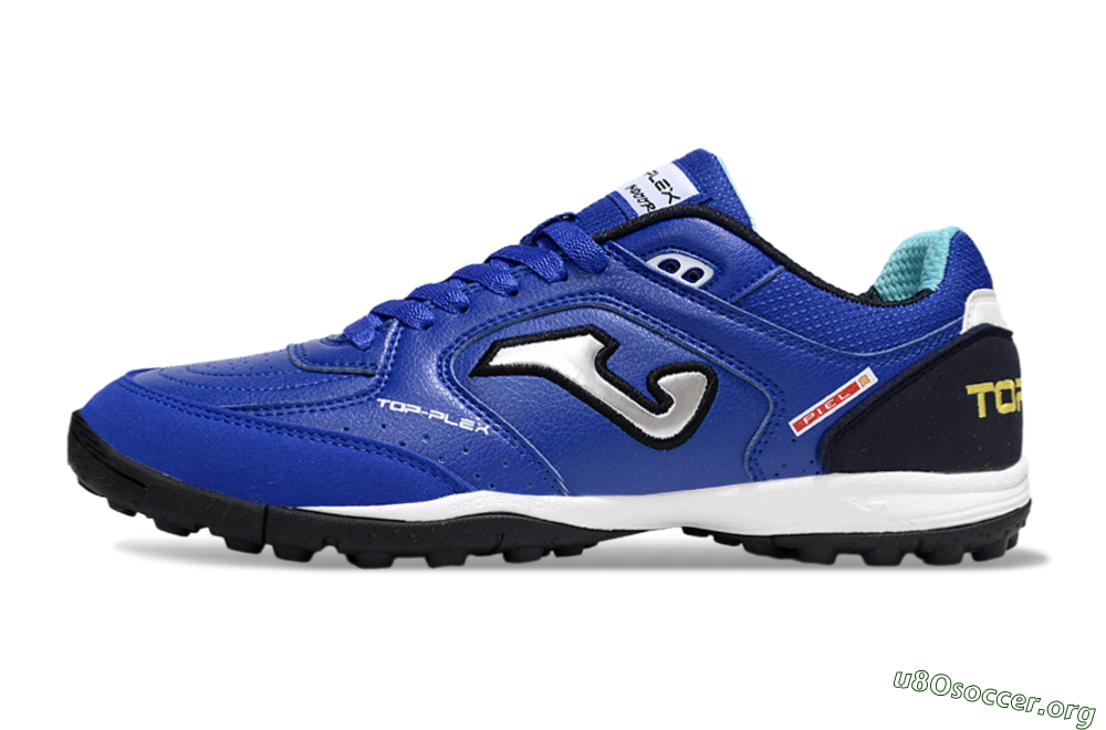 Joma Top Flex TF Football Shoes - Blue/Black/Silver 3