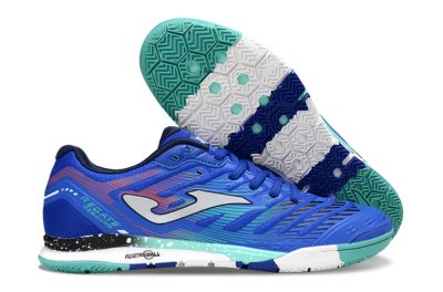 Joma Top Flex IC Football Shoes - Blue/Jade/Red