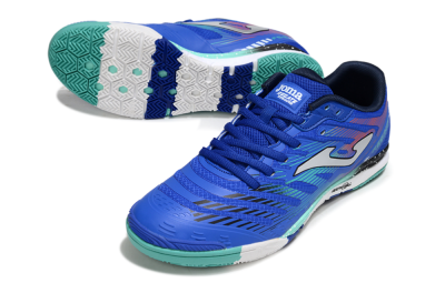 Joma Top Flex IC Football Shoes - Blue/Jade/Red