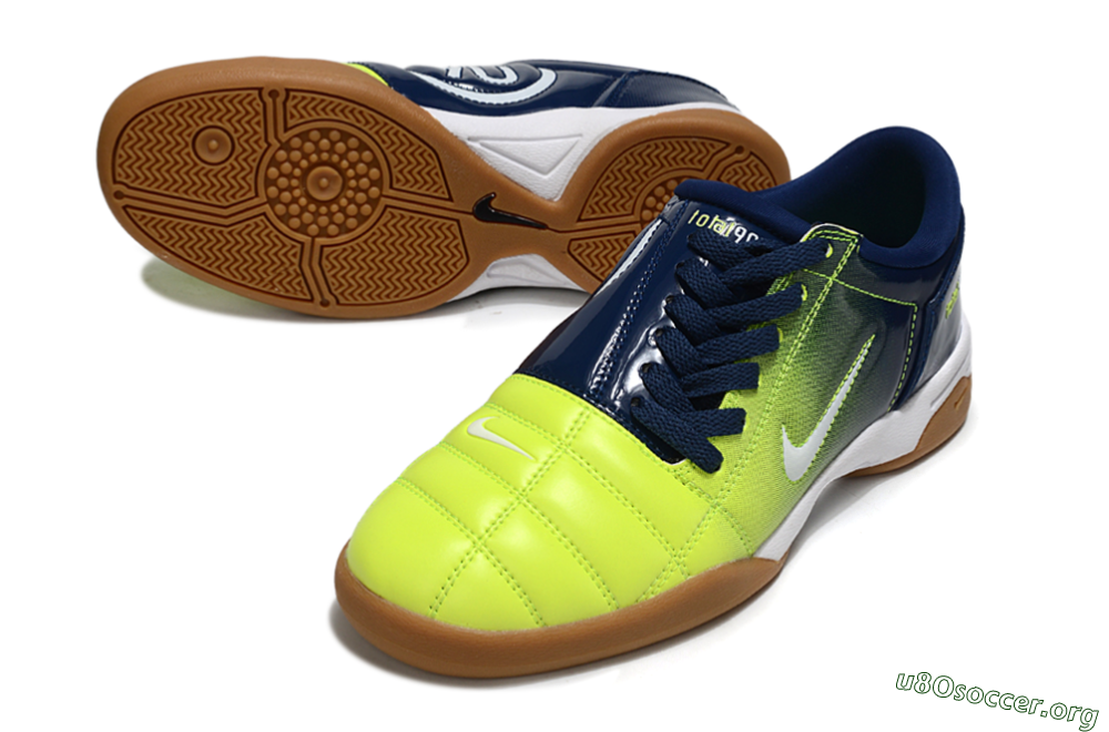 Nike Total 90 III IC Football Shoes - Yellow/White/Blue 0