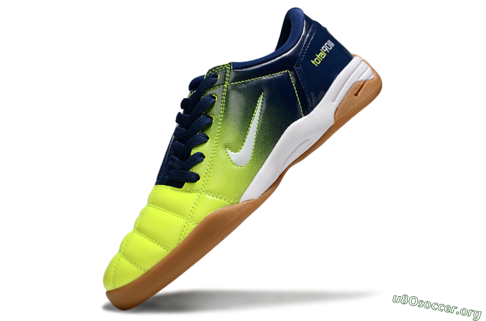 Nike Total 90 III IC Football Shoes - Yellow/White/Blue 5