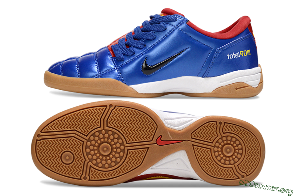 Nike Total 90 III IC Football Shoes - Blue/Black/Red 1