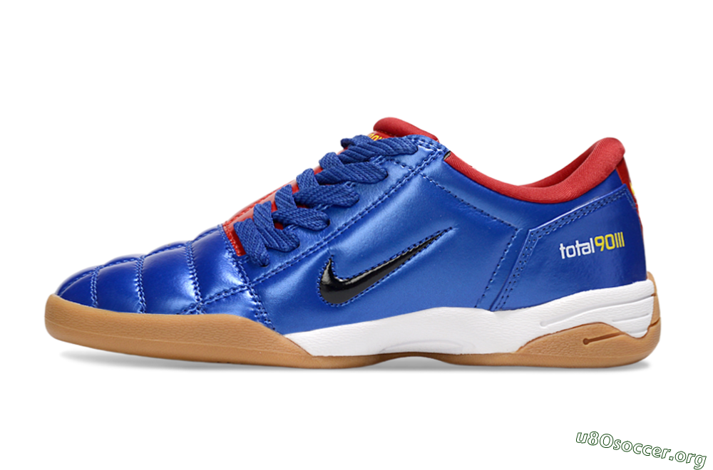 Nike Total 90 III IC Football Shoes - Blue/Black/Red 3
