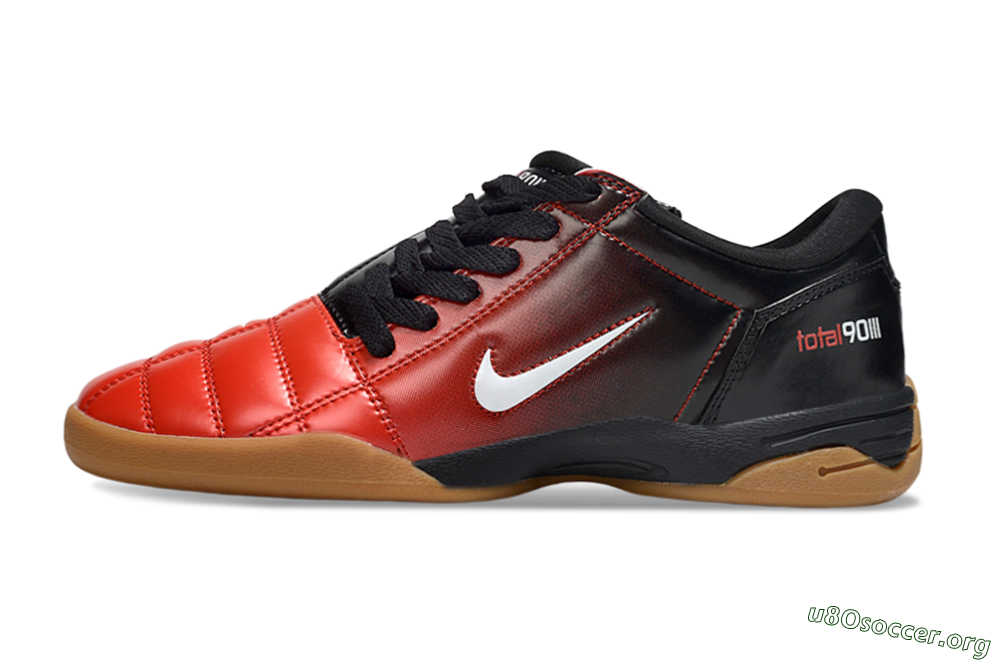 Nike Total 90 III IC Football Shoes - Red/White/Black 3