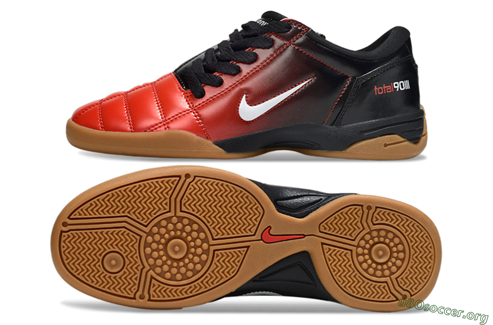 Nike Total 90 III IC Football Shoes - Red/White/Black 1