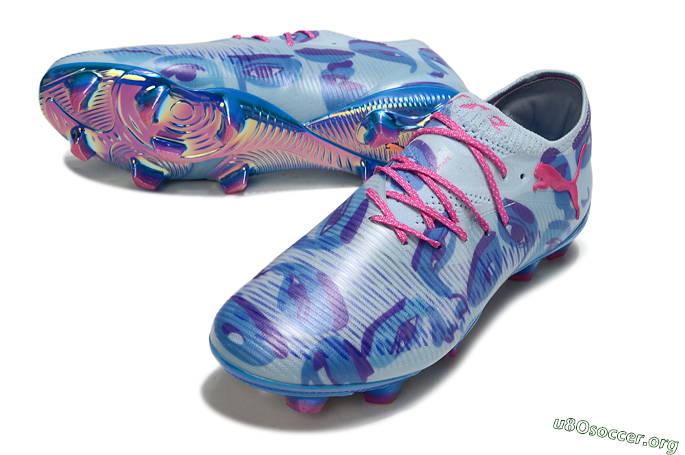 Puma Future 8 Ultimate FG Football Boots - Blue/Pink/Black 0