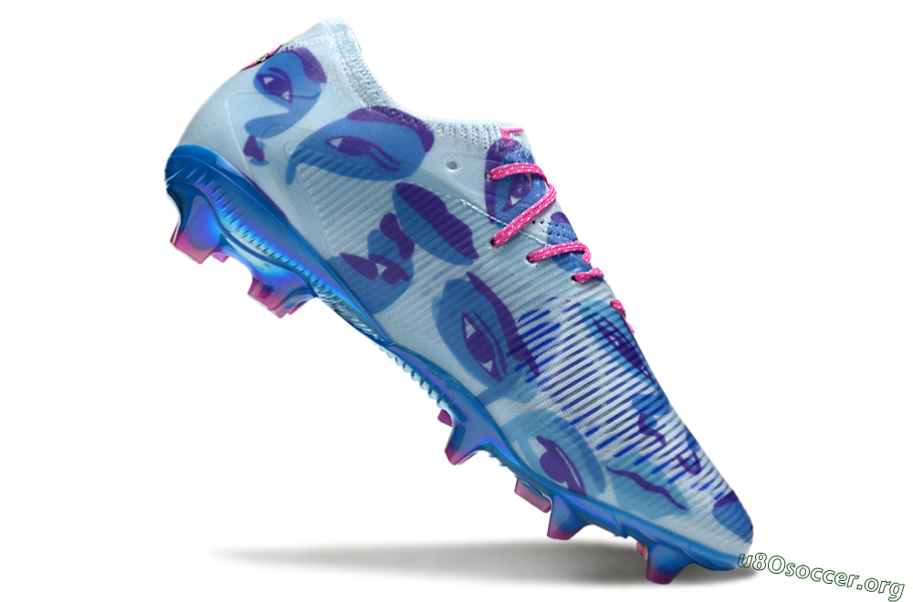 Puma Future 8 Ultimate FG Football Boots - Blue/Pink/Black 4