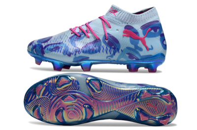 Puma Future 8 Ultimate FG Football Boots - Blue/Pink/Black