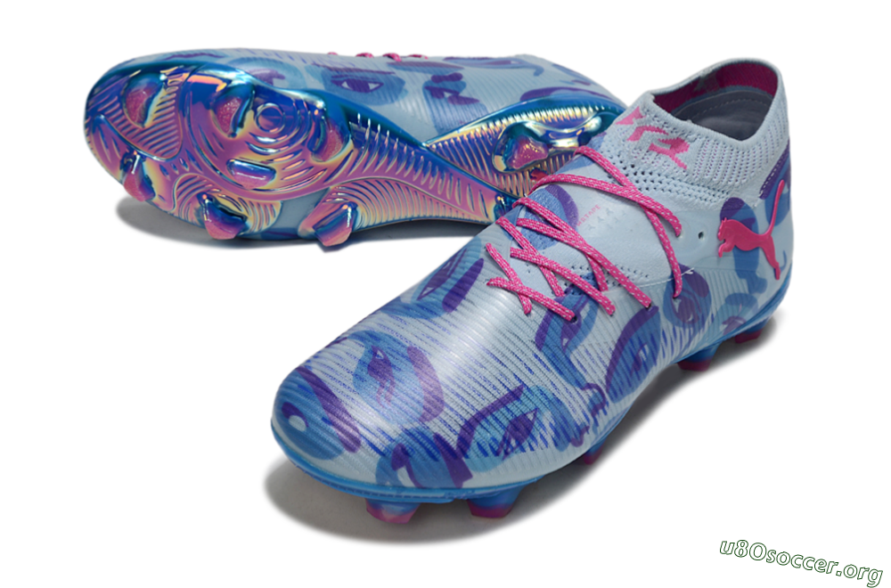 Puma Future 8 Ultimate FG Football Boots - Blue/Pink/Black 0