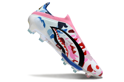 Adidas F50+ Elite Lightstrike Laceless FG Football Boots - Pink/Red/Blue