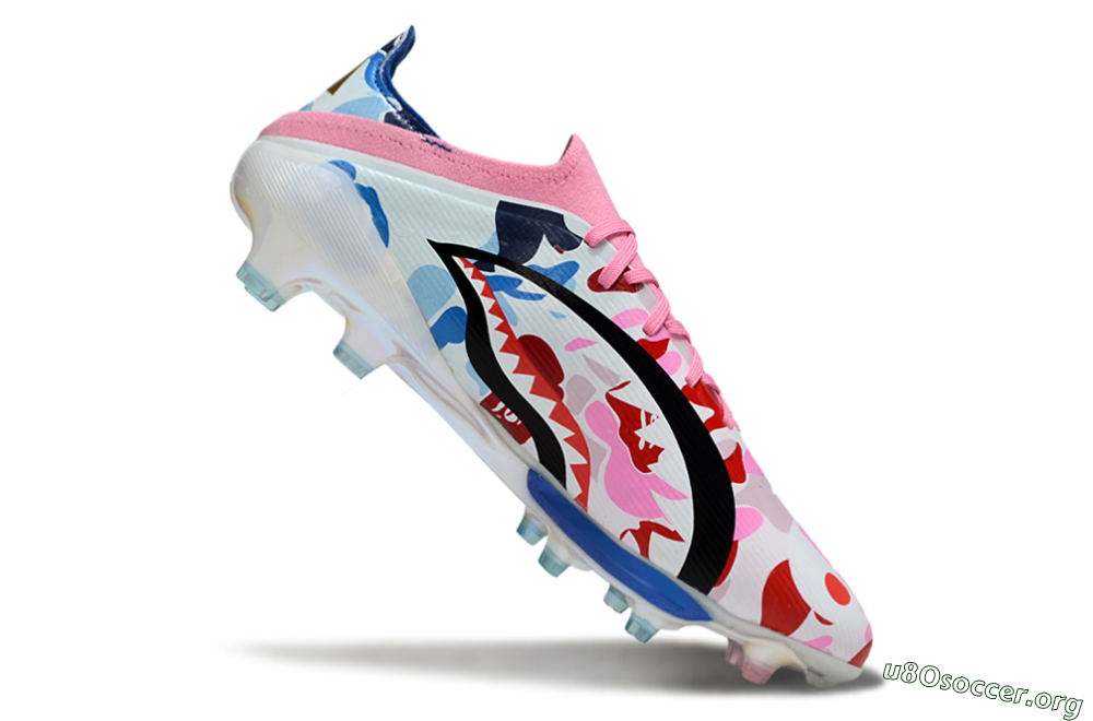 Adidas F50+ Elite Lightstrike Pro FG Football Boots - Pink/Red/Blue 4