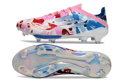 Adidas F50+ Elite Lightstrike Pro FG Football Boots - Pink/Red/Blue
