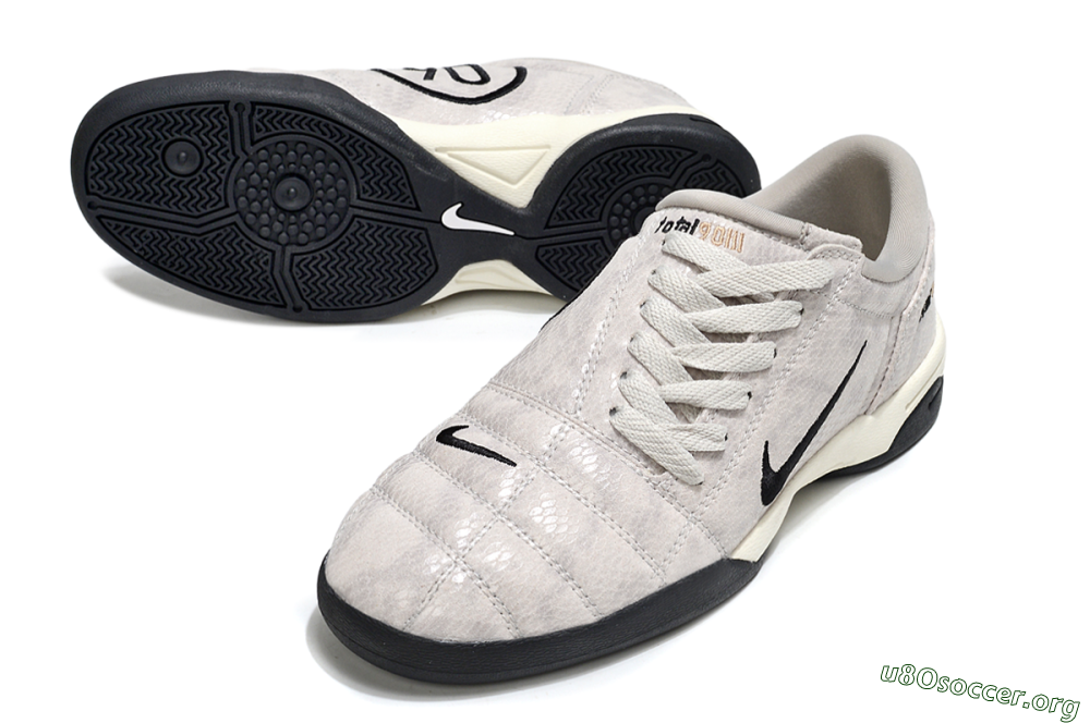 Nike Total 90 III IC Football Shoes - Grey/Black/White 0