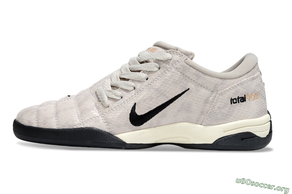 Nike Total 90 III IC Football Shoes - Grey/Black/White 3