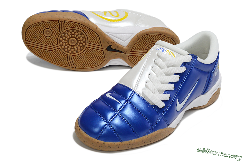 Nike Total 90 III IC Football Shoes - Blue/White/Brown 0