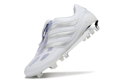 Adidas Predator Precision Elite Foldover Tongue FG Football Boots - Beige/White/Silver