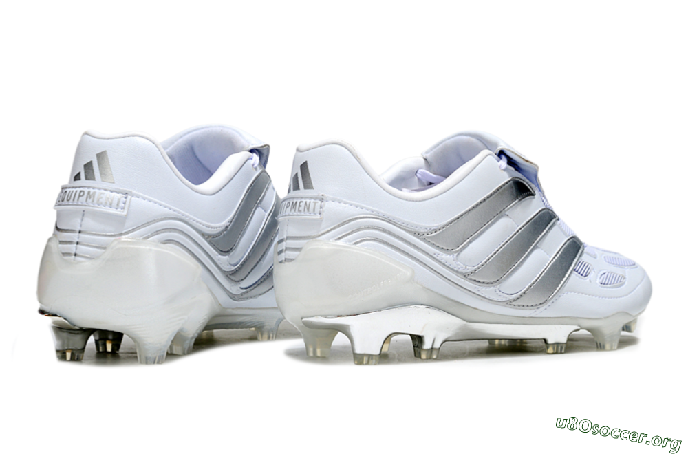 Adidas Predator Precision Elite Foldover Tongue FG Football Boots - Beige/White/Silver 6