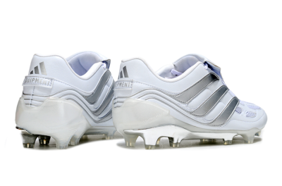 Adidas Predator Precision Elite Foldover Tongue FG Football Boots - Beige/White/Silver
