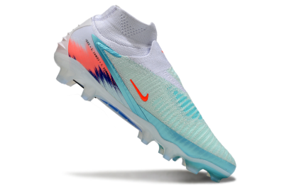 Nike Phantom 6 High Elite FG Football Boots - Jade/White/Red