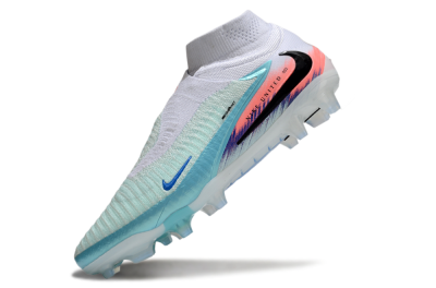 Nike Phantom 6 High Elite FG Football Boots - Jade/White/Red