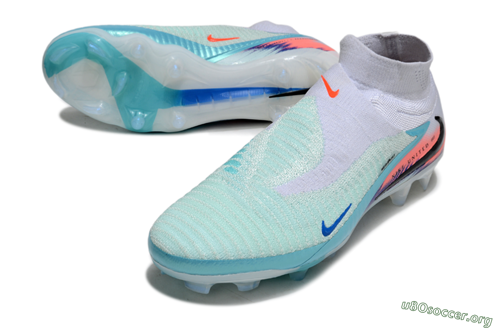 Nike Phantom 6 High Elite FG Football Boots - Jade/White/Red 0