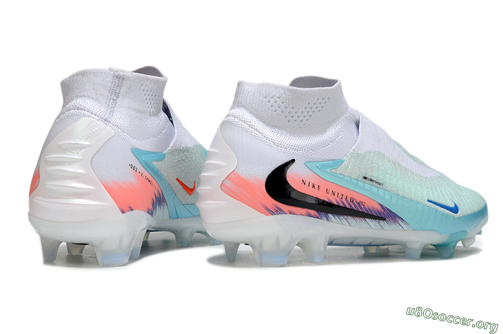 Nike Phantom 6 High Elite FG Football Boots - Jade/White/Red 6