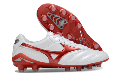 Mizuno Morelia 2 FG Football Boots - White/Red