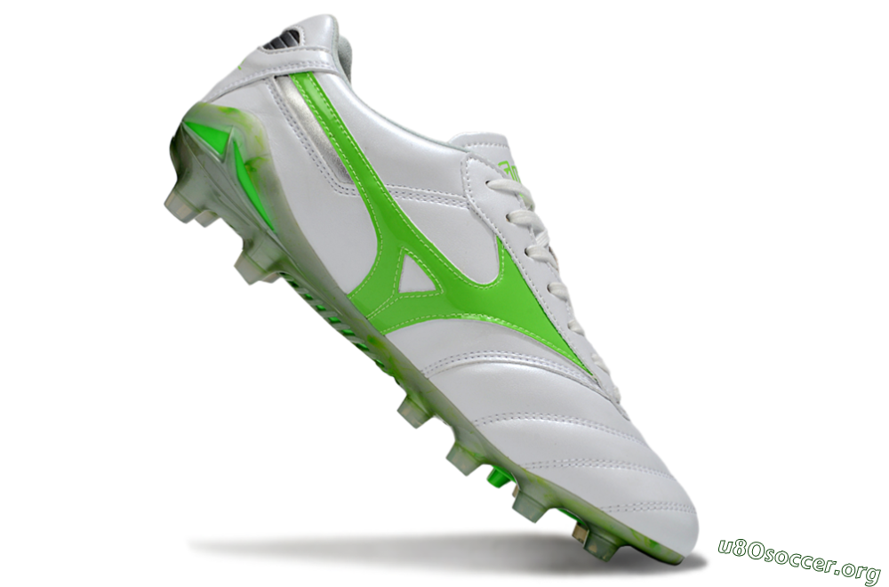 Mizuno Morelia 2 FG Football Boots - White/Yellow 4