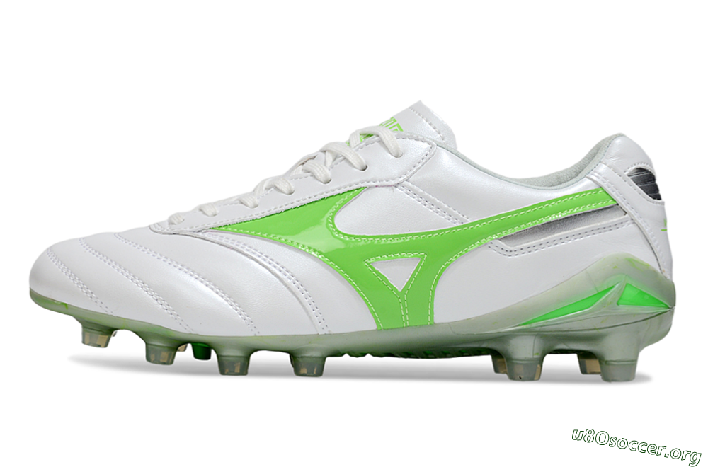 Mizuno Morelia 2 FG Football Boots - White/Yellow 3