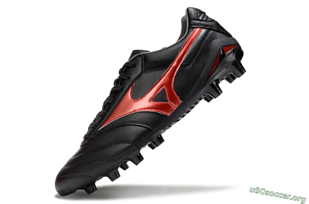 Mizuno Morelia 2 FG Football Boots - Black/Red 5