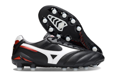 Mizuno Morelia 2 FG Football Boots - Black/White/Red