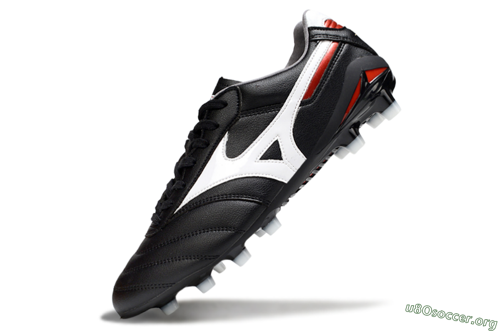 Mizuno Morelia 2 FG Football Boots - Black/White/Red 5