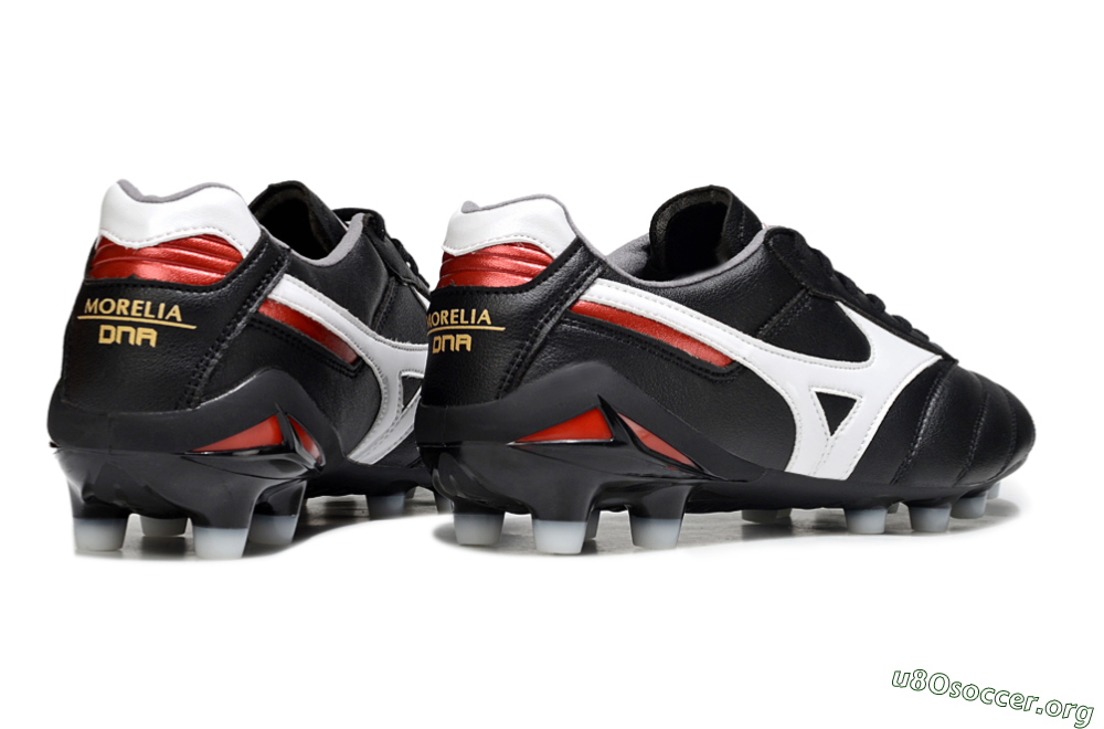 Mizuno Morelia 2 FG Football Boots - Black/White/Red 6